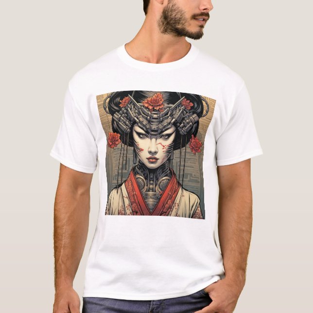 Camiseta Geisha Mech Smile Tee (Frente)