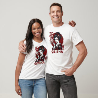 Camiseta Geisha Shadow Queen | Geis Gótico Japonês
