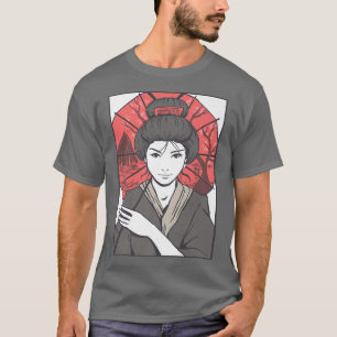 Camiseta Geisha Umbrella Japan