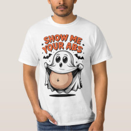 Camiseta Geist entblößt Bauch Show me your ABS - Halloween