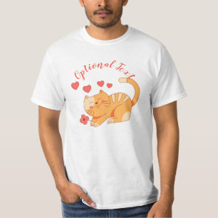 Camiseta Gelado Adorando Laranja Tabby Kitten