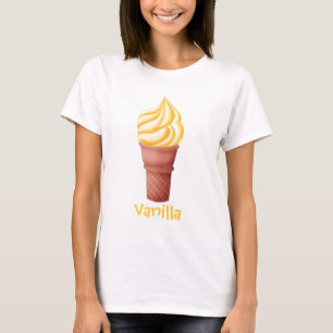 Camiseta Gelado da baunilha - t-shirt