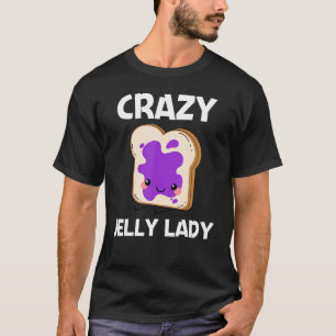 Camiseta Geleia Bonita Para Mulheres Mãe Correspondendo Fru