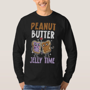 Camiseta Geleia da Manteiga de Amendoim Tempo Deliciosa Com