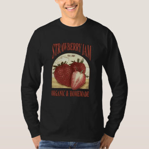 Camiseta Geleia de Morango Orgânica e Caseira