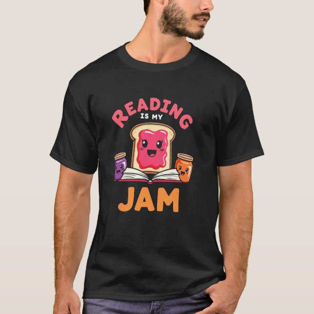 Camiseta Geléia Está Lendo (Frente)