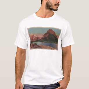 Camiseta Geleira, TA - vista de Grinnell Mt. & Swiftcurren