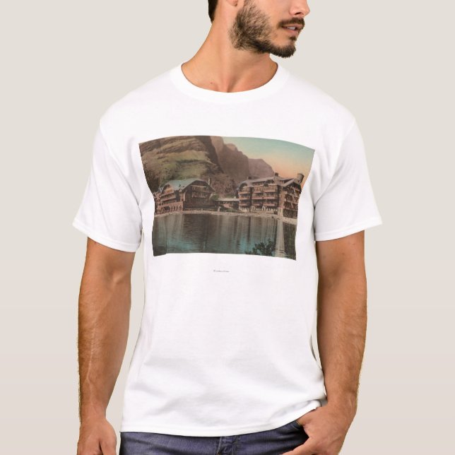 Camiseta Geleira, TA - vista dos muitos hotel da geleira (Frente)