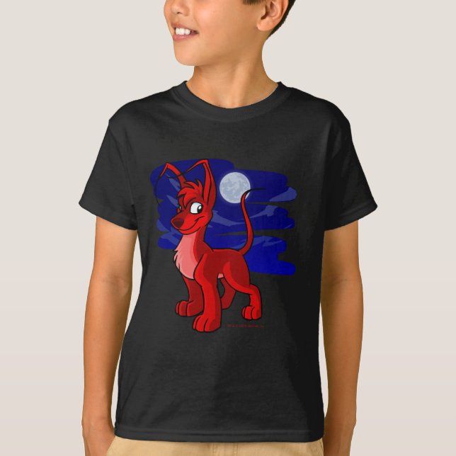 Camiseta Gelert vermelho orgulhoso pelo luar (Frente)
