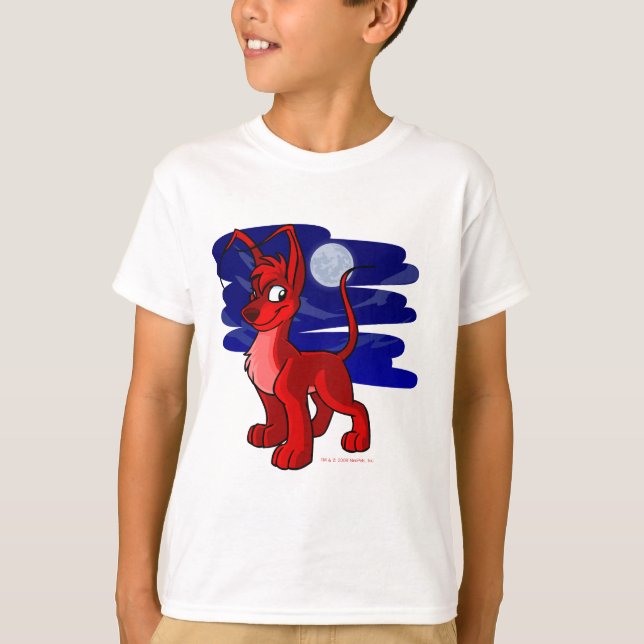 Camiseta Gelert vermelho orgulhoso pelo luar (Frente)