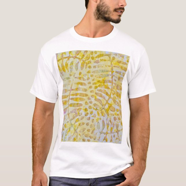 Camiseta Gelli Folhas de Ouro Impresso (Frente)