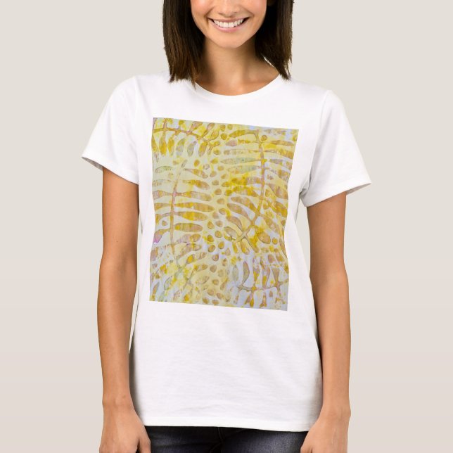 Camiseta Gelli Folhas de Ouro Impresso (Frente)