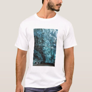 Camiseta Gelo azul de uma caverna de gelo, Islândia