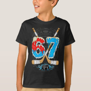 Camiseta Gelo de hóquei engraçado 67 Sorvete derretendo Gen