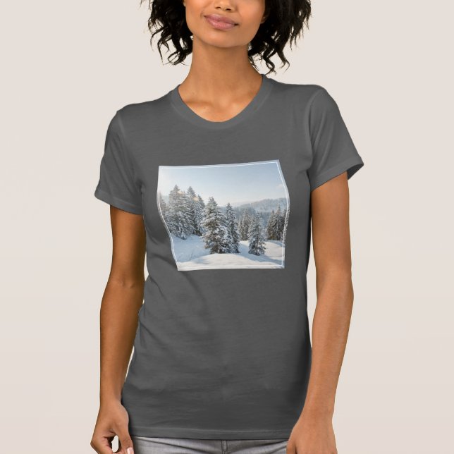 Camiseta Gelo e neve | Allgäu Bavaria Sul da Alemanha (Frente)