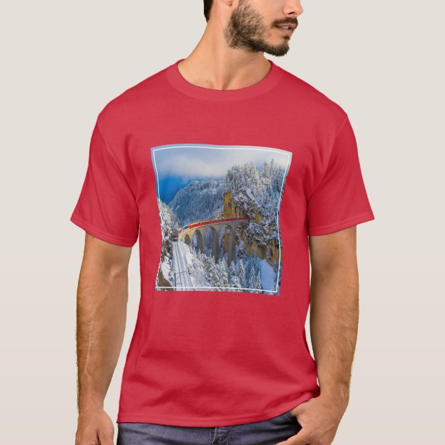 Camiseta Gelo e neve | Bernina Express, Suiça (Frente)