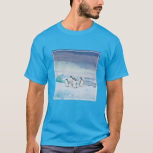 Camiseta Gelo e neve   Pinguins de adenda Antártica