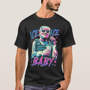 Camiseta Gelo Gelo Bebê Gelo Desfrute De Um Copo Gelado De