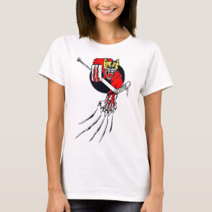 Camiseta Gelo Hóquei Fera Goleiro Gato Goleiro Homens Mulhe