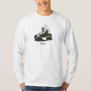 Camiseta Gelo obtido? Skate Longsleeve Microfiber do hóque
