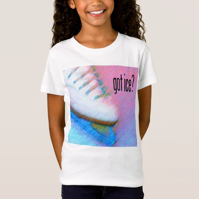 Camiseta Gelo obtido? T-shirt dos miúdos (Frente)