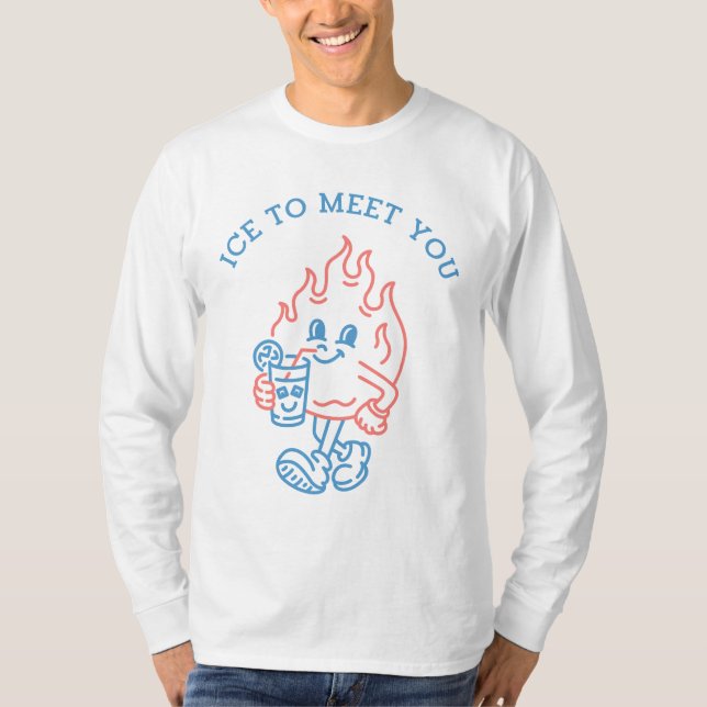 Camiseta Gelo para Conhecê-lo (Frente)