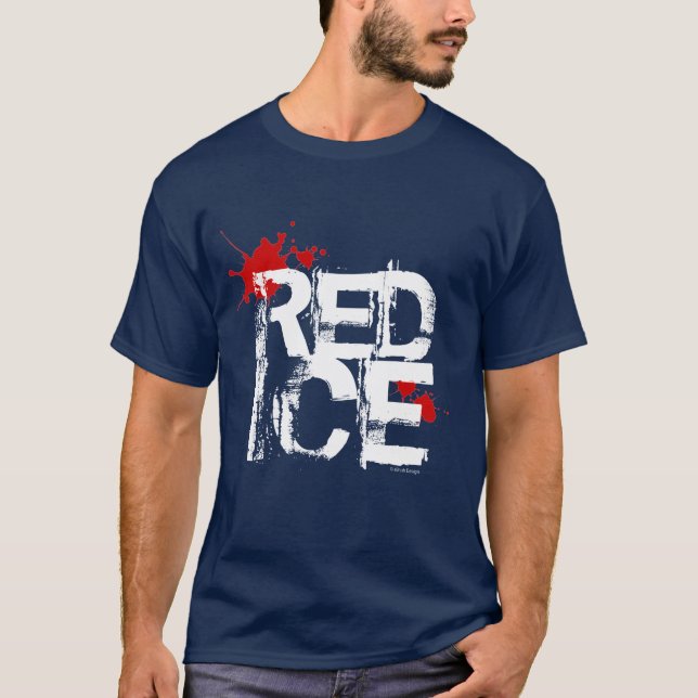 Camiseta Gelo vermelho (hóquei) (Frente)