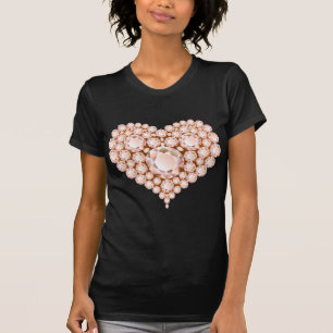Camiseta Gemas do Coração de Pêssego