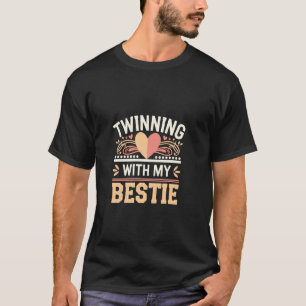 Camiseta Gêmeas Com Minha Melhor Amiga -----