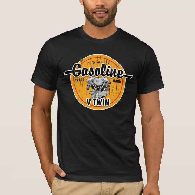Camiseta Gêmeo da gasolina V (Frente)