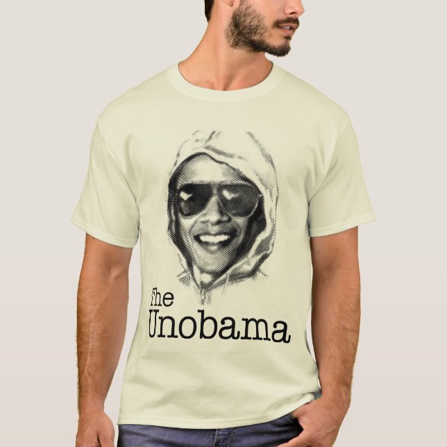 Camiseta Gêmeo do mau de UnObama - de Obama Unabomber (Frente)