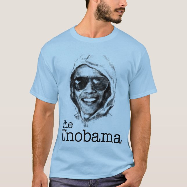 Camiseta Gêmeo do mau de UnObama - de Obama Unabomber (Frente)