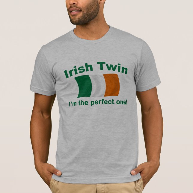 Camiseta Gêmeo irlandês perfeito (Frente)