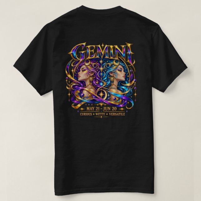 Camiseta Gêmeos (Verso do Design)