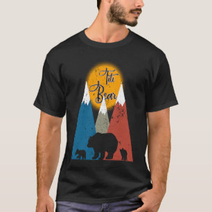 Camiseta Gêmeos bonitos TITI Ursos Dois Ursos Ursos Pequeno