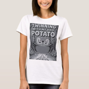 Camiseta Gêmeos com Meu Irmão Batata