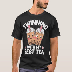 Camiseta Gêmeos Com Meu Melhor Chá