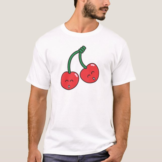 Camiseta Gêmeos da cereja (Frente)