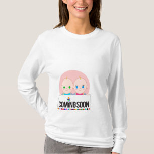 Camiseta gêmeos do bebê
