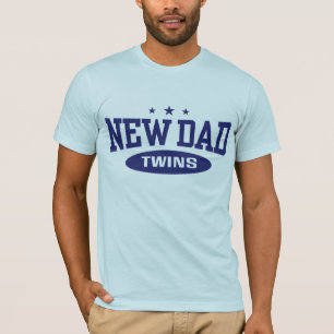 Camiseta Gêmeos do novo papai