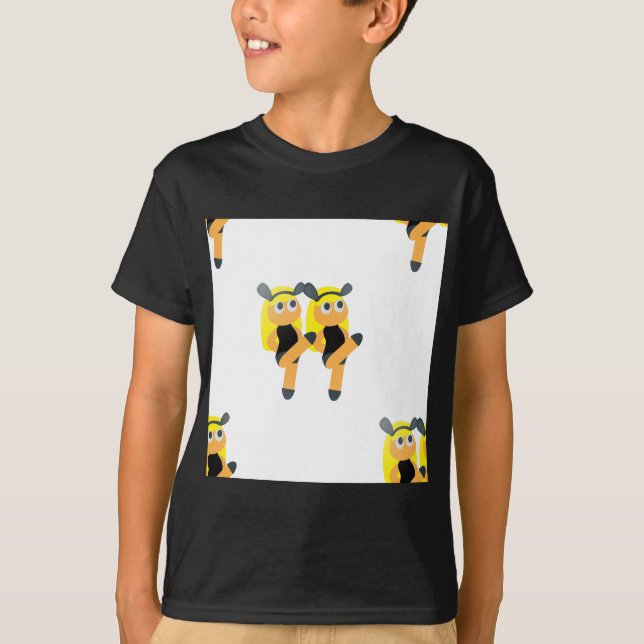 Camiseta gêmeos emoji (Frente)