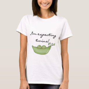Camiseta Gêmeos esperados - Ervilhas em um Pod