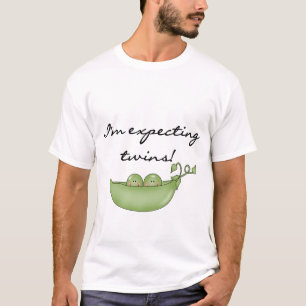 Camiseta Gêmeos esperados - Ervilhas em um Pod