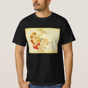 Camiseta Gêmeos Gêmeos Vintage Constelação Espelho de Urâni