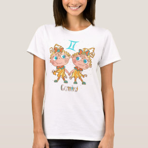 Camiseta Gêmeos Gemini Cute
