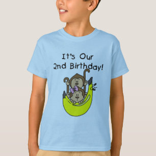 Camiseta Gêmeos, Macaco, segundo aniversário