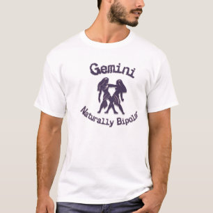 Camiseta Gêmeos:  Naturalmente bipolar