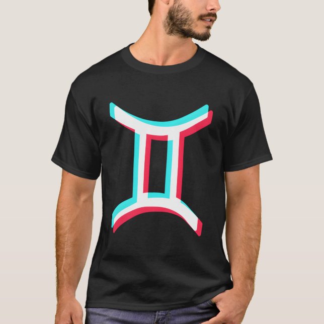 Camiseta Gêmeos Para E Zodíaco Gêmeos (Frente)