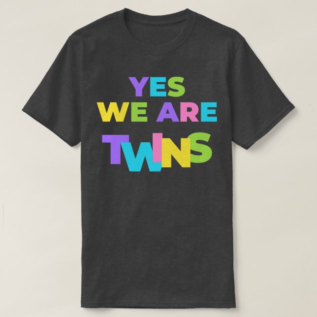 Camiseta Gêmeos Parceiros Gêmeos Irmãos Gêmeos (Frente do Design)