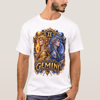 Camiseta Gêmeos Zodiac Gêmeos – Irmãos Soul Astrologia Cele